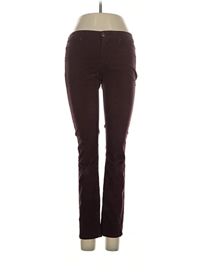 Pre-owned Adriano Goldschmied Jeans In Burgundy