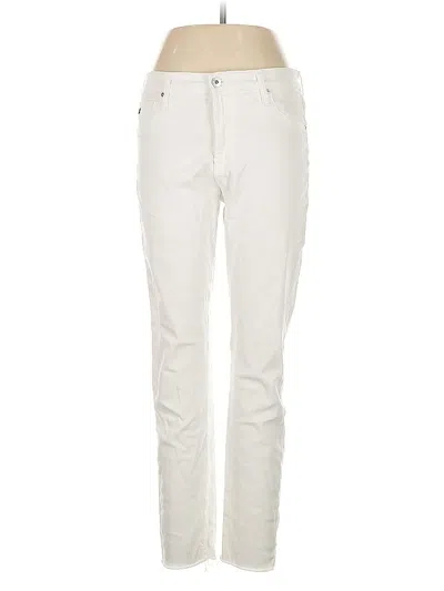 Pre-owned Adriano Goldschmied Jeans In Ivory
