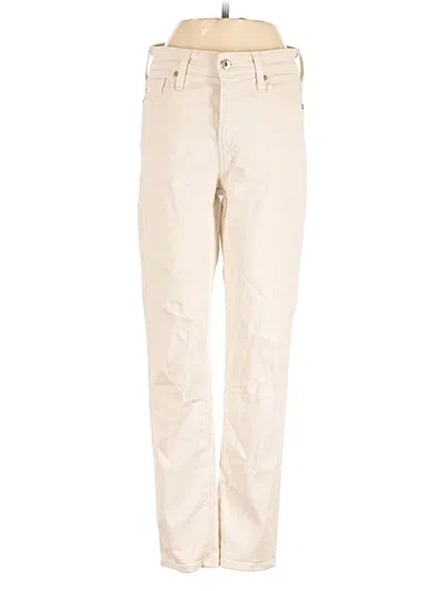Pre-owned Adriano Goldschmied Jeans In Ivory