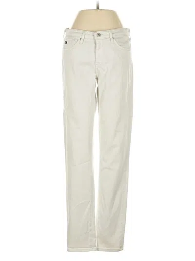 Pre-owned Adriano Goldschmied Jeans In Ivory