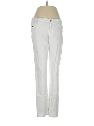 Pre-owned Adriano Goldschmied Jeans In Ivory