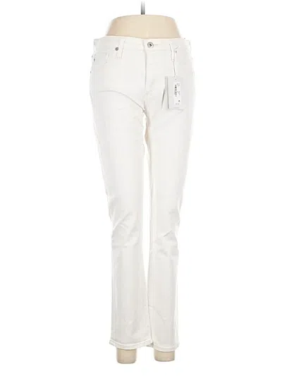 Pre-owned Adriano Goldschmied Jeans In Ivory