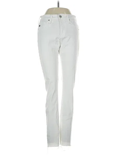 Pre-owned Adriano Goldschmied Jeans In Ivory