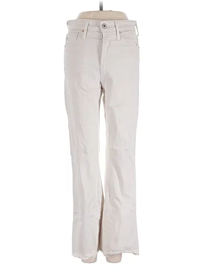 Pre-owned Adriano Goldschmied Jeans In Ivory