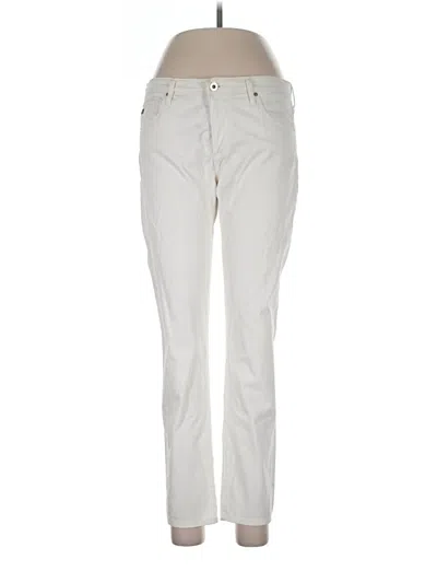 Pre-owned Adriano Goldschmied Jeans In Ivory