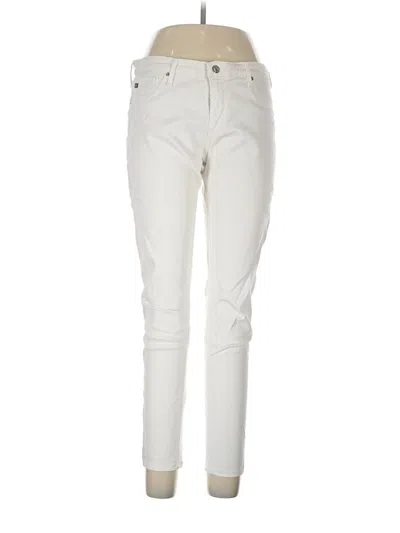 Pre-owned Adriano Goldschmied Jeans In Ivory