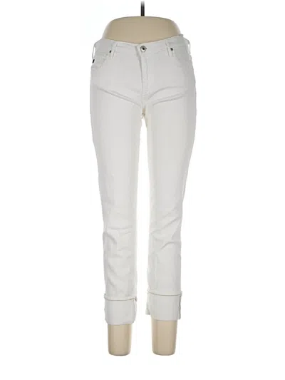 Pre-owned Adriano Goldschmied Jeans In Ivory