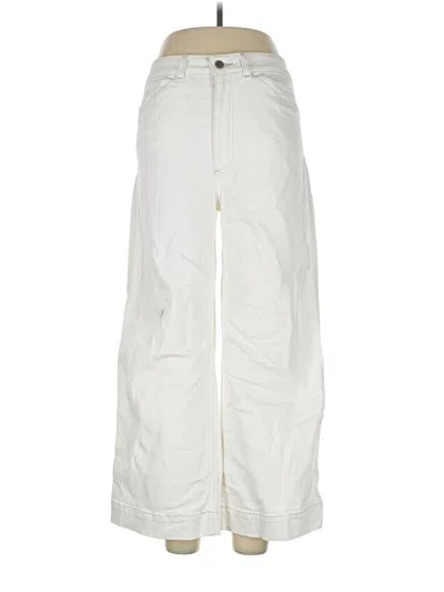 Pre-owned Adriano Goldschmied Jeans In Ivory