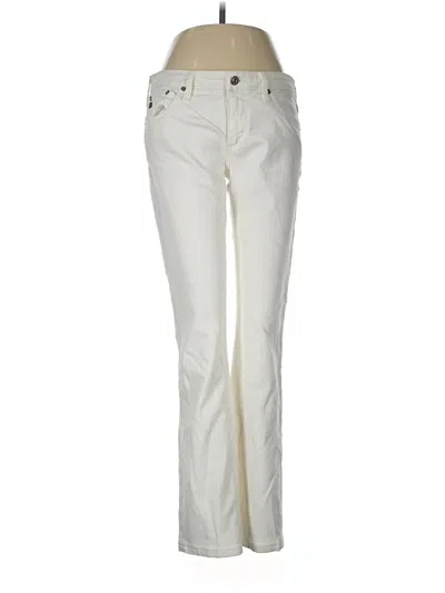 Pre-owned Adriano Goldschmied Jeans In Ivory