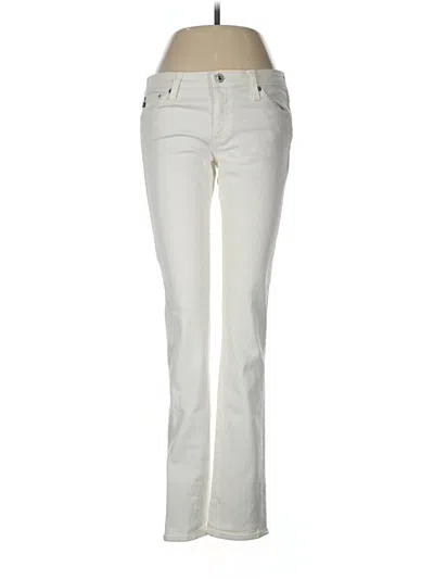 Pre-owned Adriano Goldschmied Jeans In Ivory