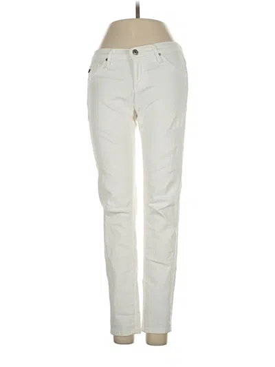 Pre-owned Adriano Goldschmied Jeans In Ivory