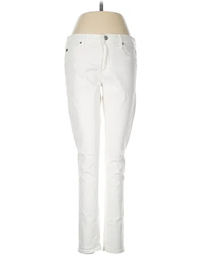 Pre-owned Adriano Goldschmied Jeans In Ivory
