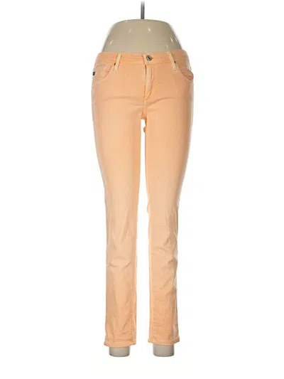 Pre-owned Adriano Goldschmied Jeans In Orange