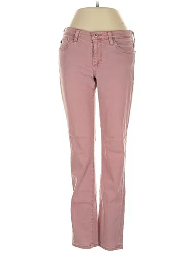 Pre-owned Adriano Goldschmied Jeans In Pink