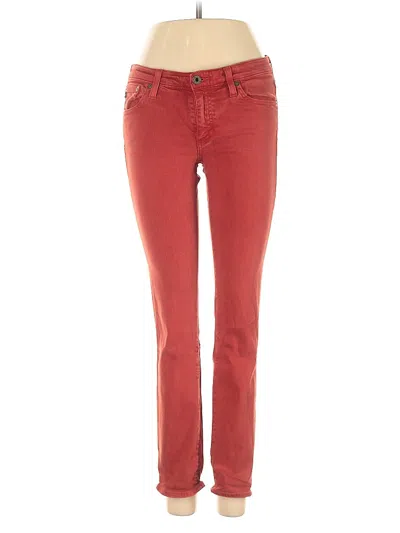 Pre-owned Adriano Goldschmied Jeans In Red