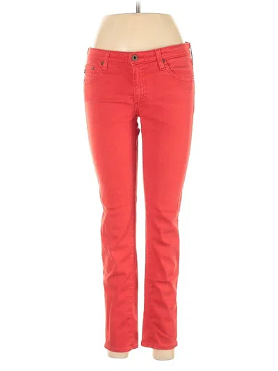 Pre-owned Adriano Goldschmied Jeans In Red