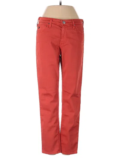 Pre-owned Adriano Goldschmied Jeans In Red