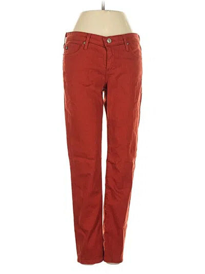 Pre-owned Adriano Goldschmied Jeans In Red