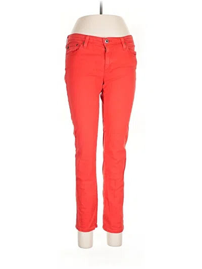 Pre-owned Adriano Goldschmied Jeans In Red