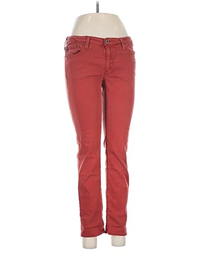 Pre-owned Adriano Goldschmied Jeans In Red