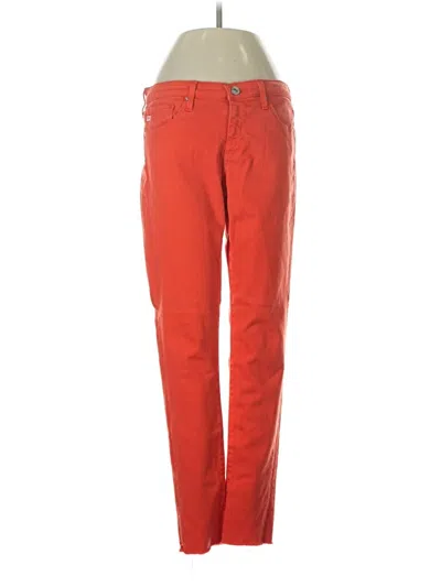 Pre-owned Adriano Goldschmied Jeans In Red