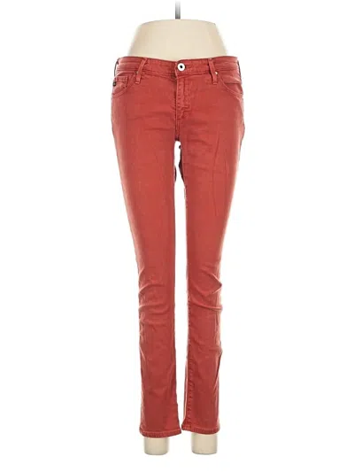 Pre-owned Adriano Goldschmied Jeans In Red