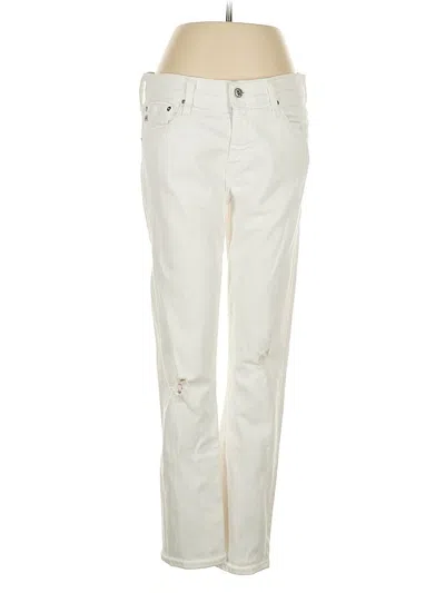 Pre-owned Adriano Goldschmied Jeans In White