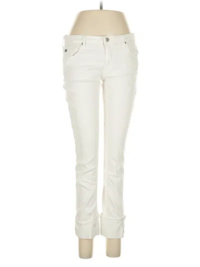 Pre-owned Adriano Goldschmied Jeans In White