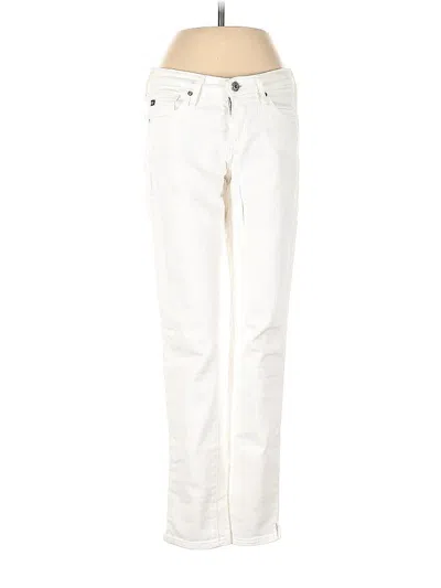 Pre-owned Adriano Goldschmied Jeans In White