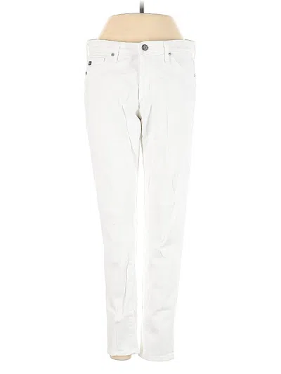 Pre-owned Adriano Goldschmied Jeans In White