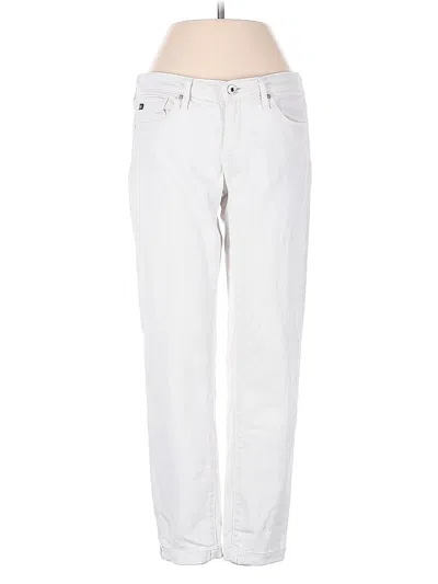 Pre-owned Adriano Goldschmied Jeans In White