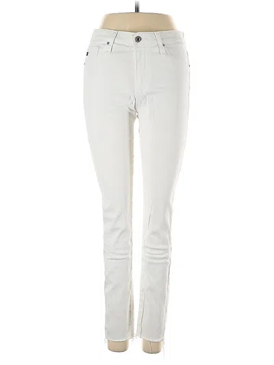 Pre-owned Adriano Goldschmied Jeans In White