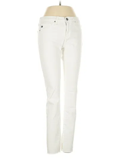 Pre-owned Adriano Goldschmied Jeans In White