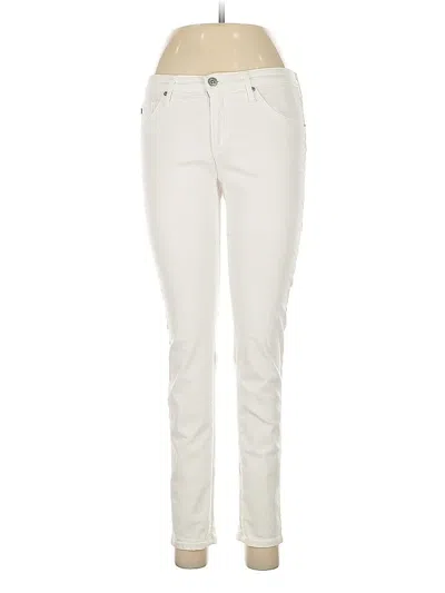 Pre-owned Adriano Goldschmied Jeans In White