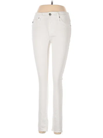 Pre-owned Adriano Goldschmied Jeans In White