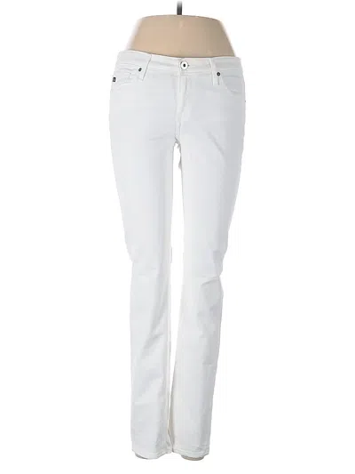 Pre-owned Adriano Goldschmied Jeans In White