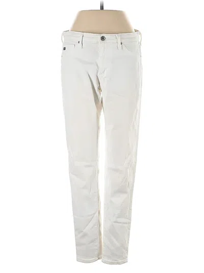 Pre-owned Adriano Goldschmied Jeans In White
