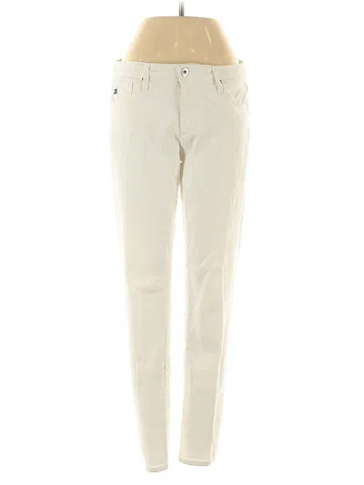 Pre-owned Adriano Goldschmied Jeans In White