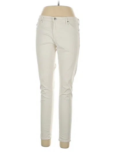 Pre-owned Adriano Goldschmied Jeans In White
