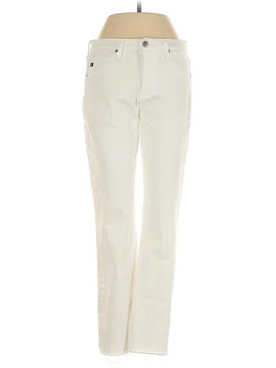 Pre-owned Adriano Goldschmied Jeans In White