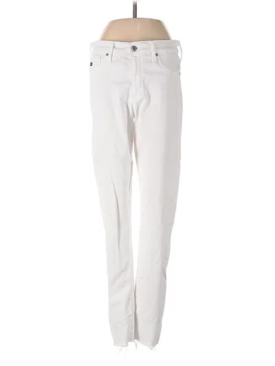 Pre-owned Adriano Goldschmied Jeans In White