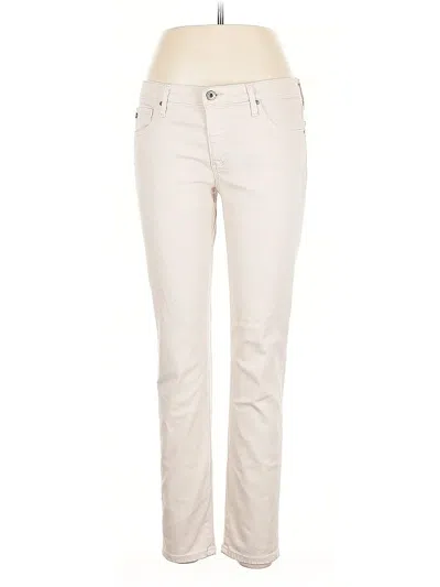 Pre-owned Adriano Goldschmied Jeans In White