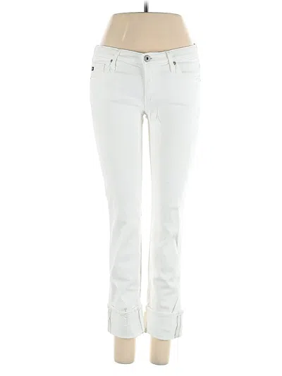 Pre-owned Adriano Goldschmied Jeans In White