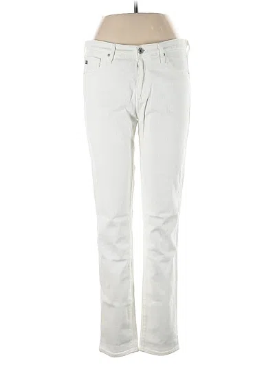 Pre-owned Adriano Goldschmied Jeans In White