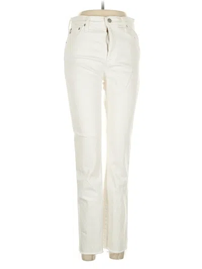 Pre-owned Adriano Goldschmied Jeans In White