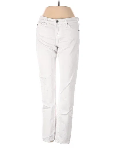Pre-owned Adriano Goldschmied Jeans In White