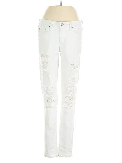 Pre-owned Adriano Goldschmied Jeans In White