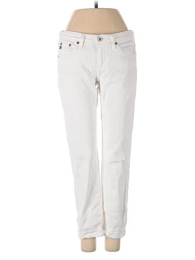 Pre-owned Adriano Goldschmied Jeans In White