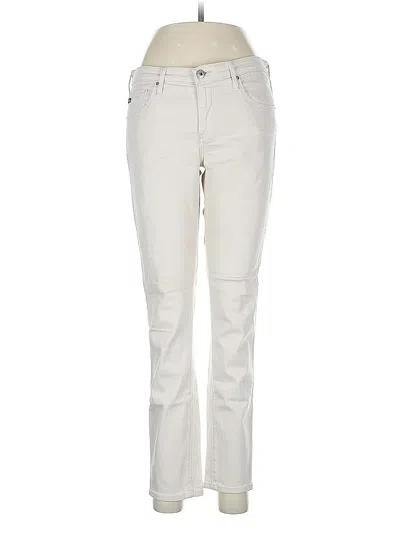 Pre-owned Adriano Goldschmied Jeans In White