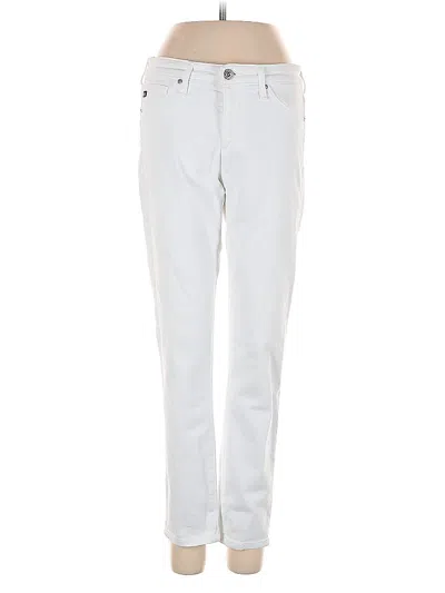 Pre-owned Adriano Goldschmied Jeans In White